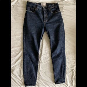 Everlane The High-Rise Skinny Jean in Dark Indigo